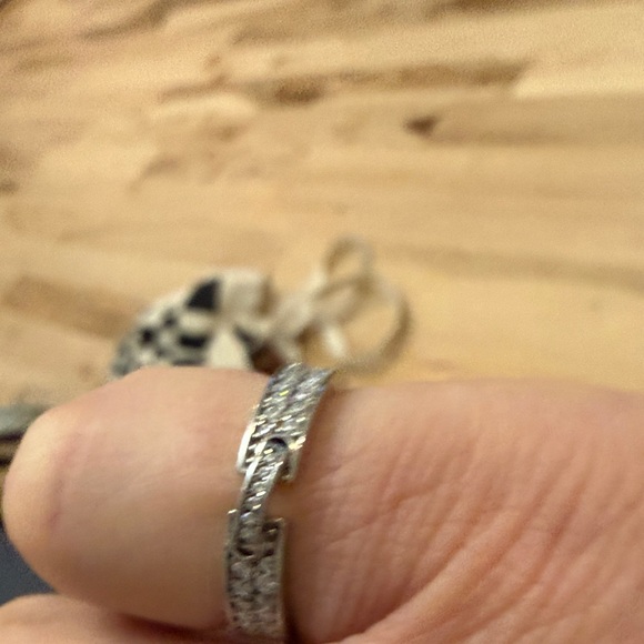 Jewelry - Sterling Silver Moissanite Women's Ring/Band